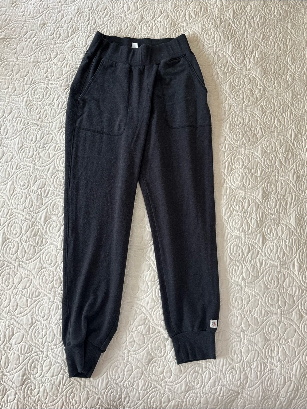 Luv Surf Black Knit Jogger Pants